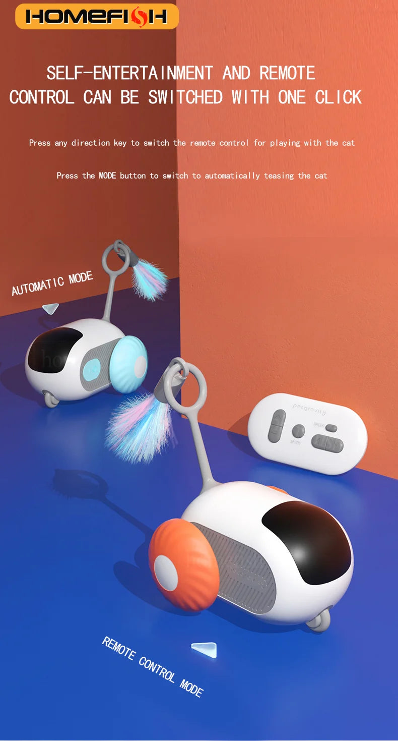 Smart Interactive Cat Chase Car