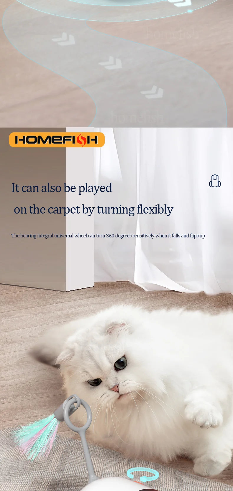 Smart Interactive Cat Chase Car